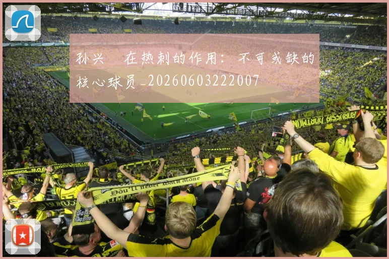 孙兴慜在热刺的作用：不可或缺的核心球员_20260603222007